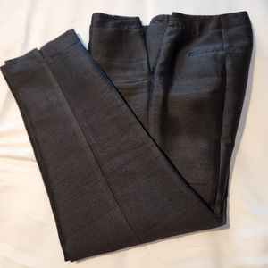 Talbot's side zip, cropped dress pants